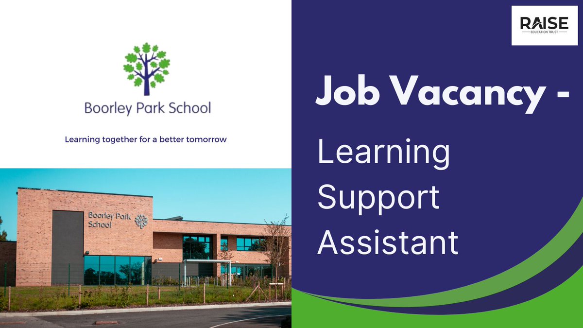 raise_recruit's tweet image. As a growing school we have an exciting opportunity for a #LearningSupportAssistant to join our team.
mynewterm.com/jobs/147066/ED…
#SchoolSupportStaff #JobVacancy #SouthamptonJobs