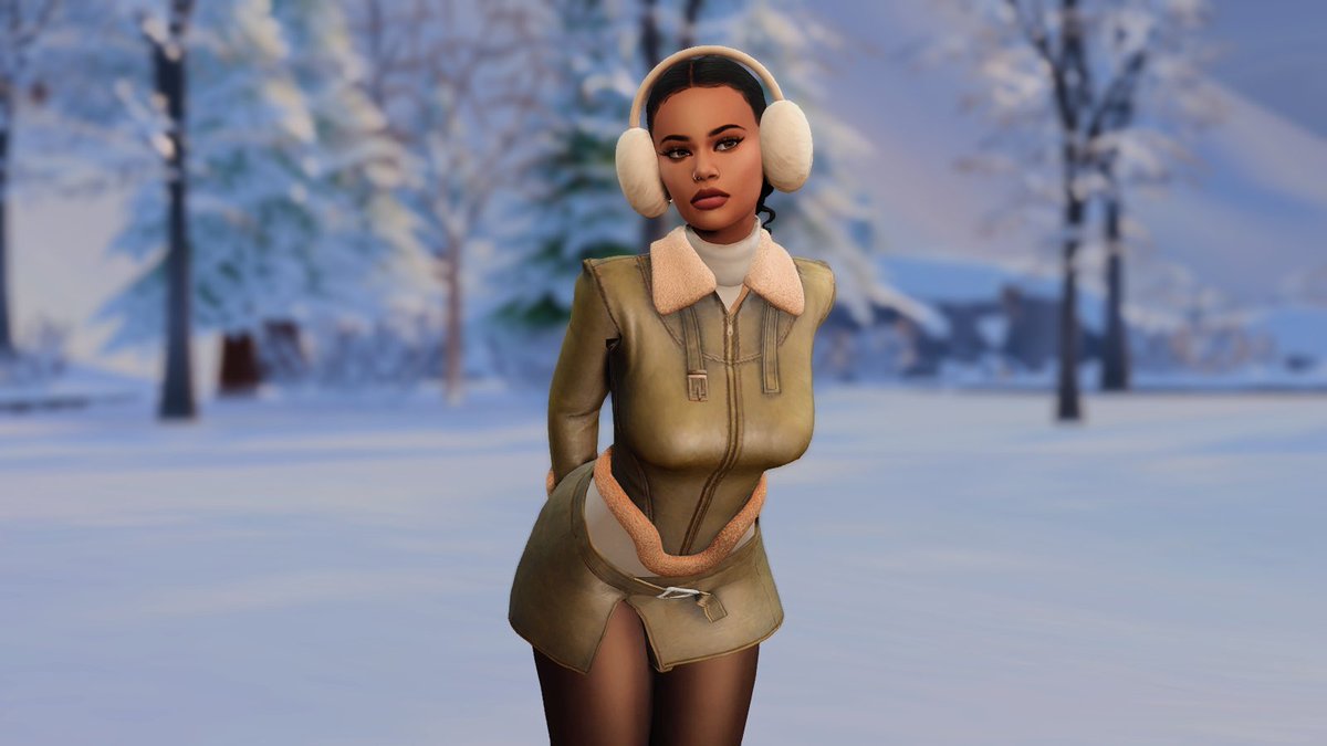 caramelisims's tweet photo. Vacation in Mt. Komorebi❄️ #ShowUsYourSims  #TheSims4 #Victoria https://t.co/b5DsLypsbV