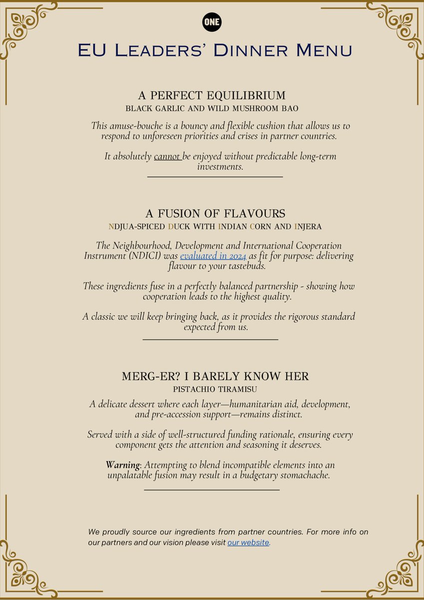 🧵[THREAD]🍽️ What’s on the menu for EU leaders at tomorrow’s #EUCO dinner?
👀 Take a look at our specials, highlighting what’s at stake in the next #MFF! ⬇️ <a href="/eucopresident/">António Costa</a> <a href="/POLITICOEurope/">POLITICOEurope</a> <a href="/Euroactive/">Euroactive</a> <a href="/euobs/">EUobserver</a> <a href="/EUReuters/">Reuters EU</a>