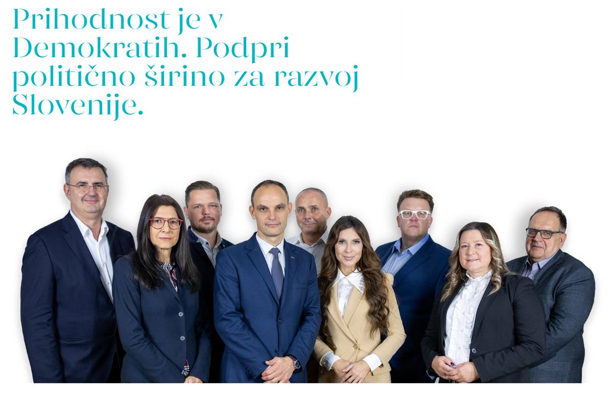 📢 Slovenija potrebuje sodelovanje.

"Slovenija je upehana od politike proti, upehana od boja vsakega proti vsem v že tako zahtevnem regionalnem in mednarodnem okolju. Globoko v sebi vsi želimo sodelovati in vsi si želimo napredka."
— dr. Anže Logar

🔗 demokrati.si