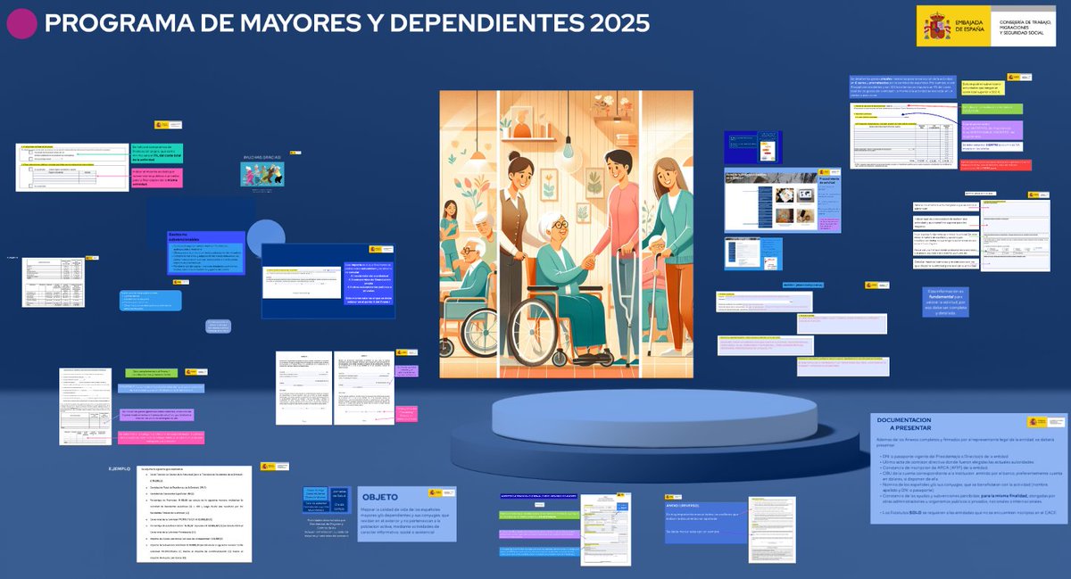 Convocatoria del Programa de Mayores y dependientes - 2025  
Toda la información se encuentra disponible en  mites.gob.es/mundo/consejer… incluidos Formularios y nuestra Guía de ayuda.  
El plazo de presentación finaliza el 26 de marzo (inclusive).