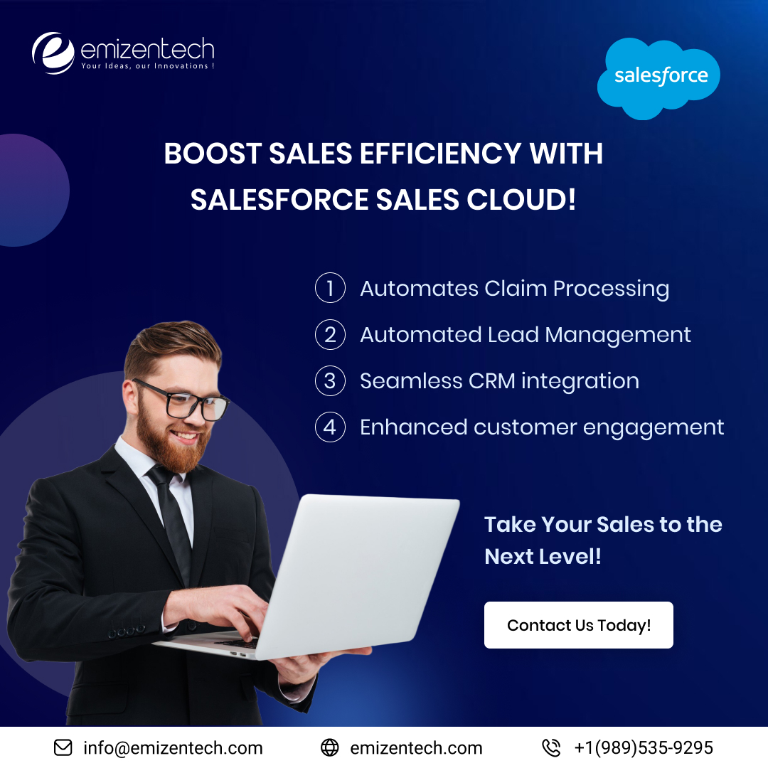 Emizen Tech (@emizentech) on Twitter photo Boost your sales with #Salesforce Sales Cloud! Automate tasks, track leads, and close deals faster. Stay connected and make smarter decisions.
<a href="/EmizenTech/">Emizen Tech</a> customizes Salesforce for your success. Get the best solutions today! Boost your sales with #Salesforce Sales Cloud! Automate tasks, track leads, and close deals faster. Stay connected and make smarter decisions.
<a href="/EmizenTech/">Emizen Tech</a> customizes Salesforce for your success. Get the best solutions today!