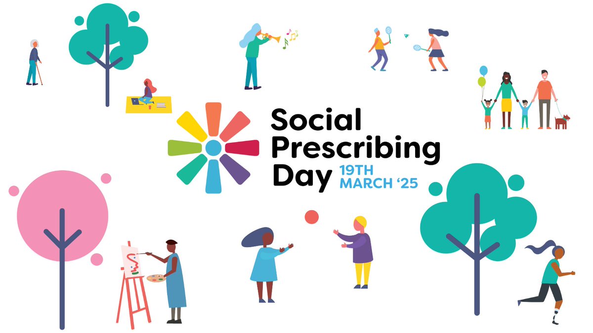 Happy #SocialPrescribingDay 2025!🙌

Today we celebrate social prescribing and the people and organisations who help make it happen. Joining the arts, creativity and culture to those who need it👏