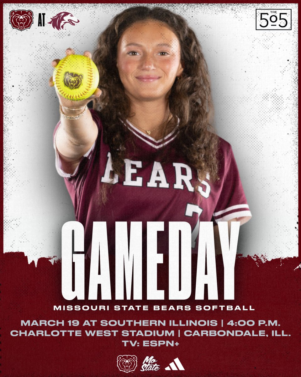 Lookin' to bounce back ‼️

🆚 at Southern Illinois | 4:00 p.m.
📍 Charlotte West Stadium | Carbondale, Ill.
📺 tinyurl.com/ye294ct5
📊 tinyurl.com/2v2n525x

#GoBears | #Team57