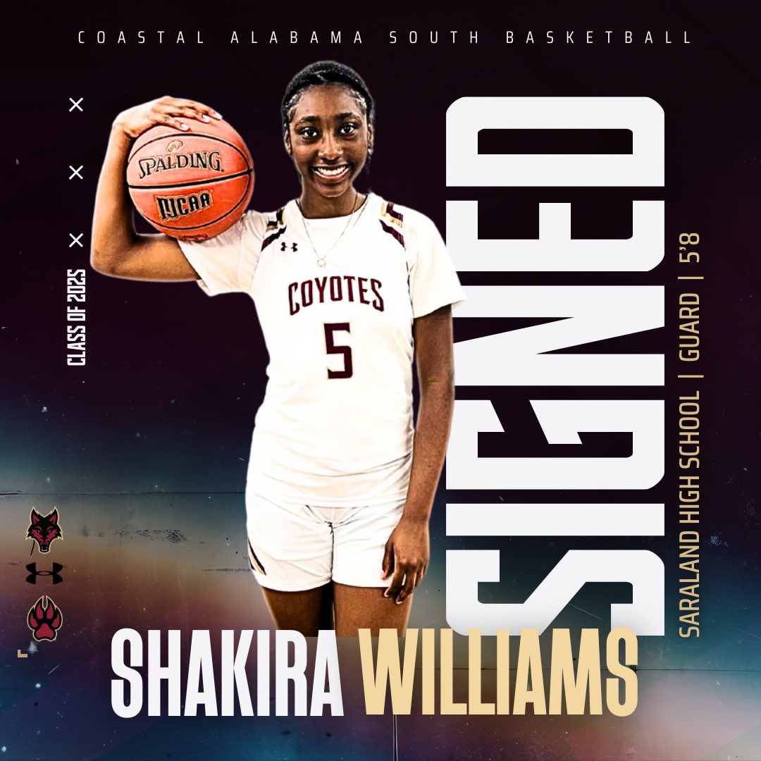 Shakira Williams (@kirawilliams__) on Twitter photo Iโm excited to announce that Iโm committing to Coastal Alabama! This journey has been filled with hard work and dedication, and Iโm grateful for everyone who has supported me along the way. Looking forward to this next chapter! <a href="/southalhofpg/">Coach Cedric Yelding</a> <a href="/coastalsouthwbb/">Coastal Alabama South Lady Coyotes Basketball</a> โค๏ธ๐๐พ Iโm excited to announce that Iโm committing to Coastal Alabama! This journey has been filled with hard work and dedication, and Iโm grateful for everyone who has supported me along the way. Looking forward to this next chapter! <a href="/southalhofpg/">Coach Cedric Yelding</a> <a href="/coastalsouthwbb/">Coastal Alabama South Lady Coyotes Basketball</a> โค๏ธ๐๐พ