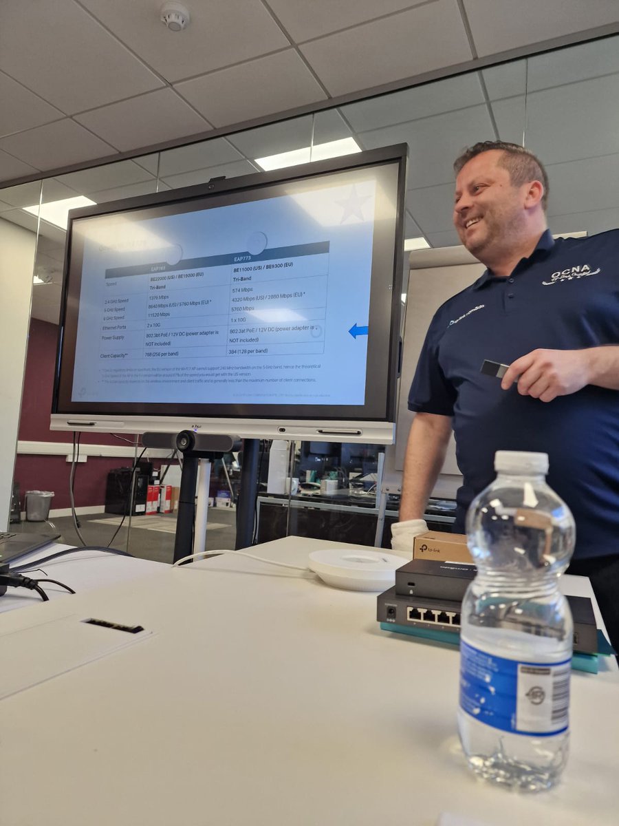 Last week, we completed the TP-Link Omada training course. Diving deep into advanced networking and optimizing enterprise Wi-Fi solutions. 

Excited to apply these skills to create smarter, more efficient networks for you and bring you the best service possible 🛜