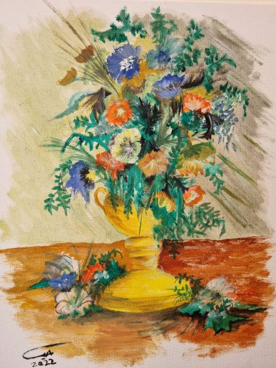 hayyan2010h's tweet photo. Art of the Day: "Flowers". Buy at: https://t.co/gJGWCyopk6 https://t.co/V8L0Ar2fCH