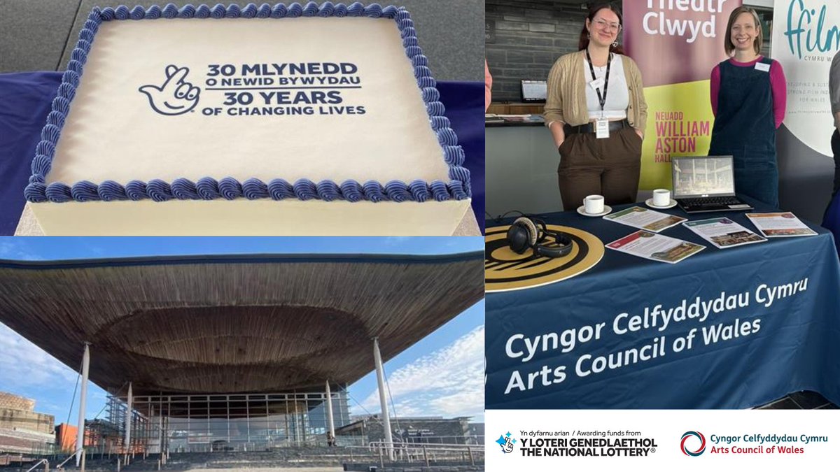 Cyngor Celfyddydau Cymru | Arts Council of Wales (@arts_wales_) on Twitter photo Yn ymuno â'n ffrindiau <a href="/Sport_Wales/">Wales Sport</a> <a href="/TNLComFundWales/">The National Lottery Community Fund Cymru</a> <a href="/HeritageFundCYM/">Cronfa Treftadaeth y Loteri Genedlaethol</a> yn y <a href="/SeneddCymru/">Senedd Cymru</a> ym Mae Caerdydd heddiw yn dathlu 30 mlynedd o arian y Loteri Genedlaethol yng Nghymru! Mae £397 miliwn wedi cefnogi 16,895 o brosiectau celfyddydol.
#LoteriGenedlaethol30 #YLGCYMRU30 Yn ymuno â'n ffrindiau <a href="/Sport_Wales/">Wales Sport</a> <a href="/TNLComFundWales/">The National Lottery Community Fund Cymru</a> <a href="/HeritageFundCYM/">Cronfa Treftadaeth y Loteri Genedlaethol</a> yn y <a href="/SeneddCymru/">Senedd Cymru</a> ym Mae Caerdydd heddiw yn dathlu 30 mlynedd o arian y Loteri Genedlaethol yng Nghymru! Mae £397 miliwn wedi cefnogi 16,895 o brosiectau celfyddydol.
#LoteriGenedlaethol30 #YLGCYMRU30