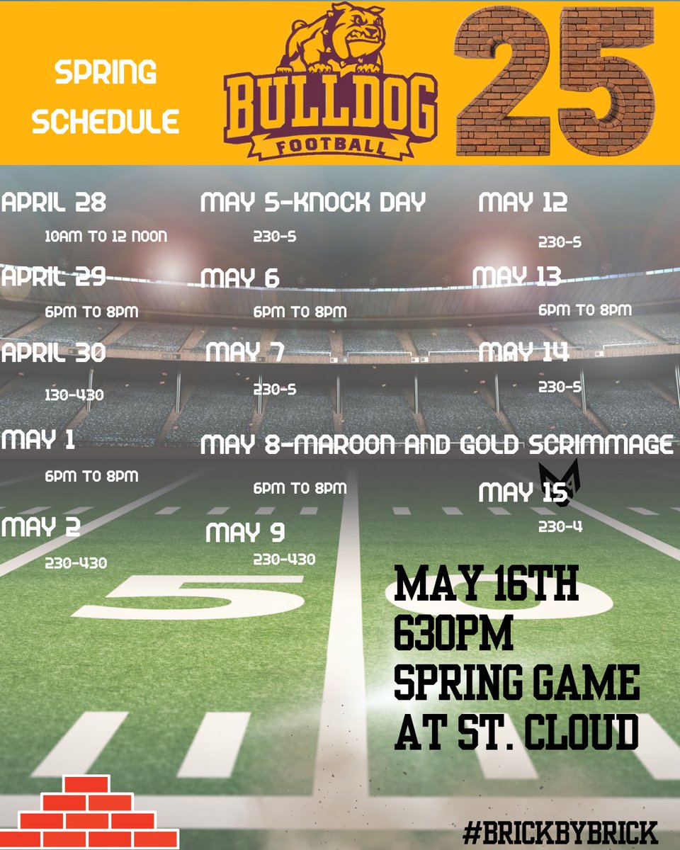 CoachShort (@coachshort2) on Twitter photo College Coaches coming to STC this spring!
Here is our spring Schedule.
#BrickByBrick
<a href="/LawrenceBl83397/">New Blustein Recruiting</a> <a href="/osvarsity/">Sentinel Varsity</a> <a href="/PrepRedzoneFL/">Prep Redzone Florida</a> <a href="/fbscout_florida/">Brian Smith</a> <a href="/FlaHSFootball/">FloridaHSFootball.com</a> <a href="/CenFLAPreps/">Central Florida Preps</a> <a href="/BigCountyPreps1/">BCP SPORTS</a> <a href="/bighitslive/">BIGHITSLIVE</a> <a href="/SunshinePreps/">SunshinePreps</a> <a href="/Andy_Villamarzo/">Andy Villamarzo</a> <a href="/Dwight_XOS/">Dwight Thomas - Catapult Sports</a> College Coaches coming to STC this spring!
Here is our spring Schedule.
#BrickByBrick
<a href="/LawrenceBl83397/">New Blustein Recruiting</a> <a href="/osvarsity/">Sentinel Varsity</a> <a href="/PrepRedzoneFL/">Prep Redzone Florida</a> <a href="/fbscout_florida/">Brian Smith</a> <a href="/FlaHSFootball/">FloridaHSFootball.com</a> <a href="/CenFLAPreps/">Central Florida Preps</a> <a href="/BigCountyPreps1/">BCP SPORTS</a> <a href="/bighitslive/">BIGHITSLIVE</a> <a href="/SunshinePreps/">SunshinePreps</a> <a href="/Andy_Villamarzo/">Andy Villamarzo</a> <a href="/Dwight_XOS/">Dwight Thomas - Catapult Sports</a>