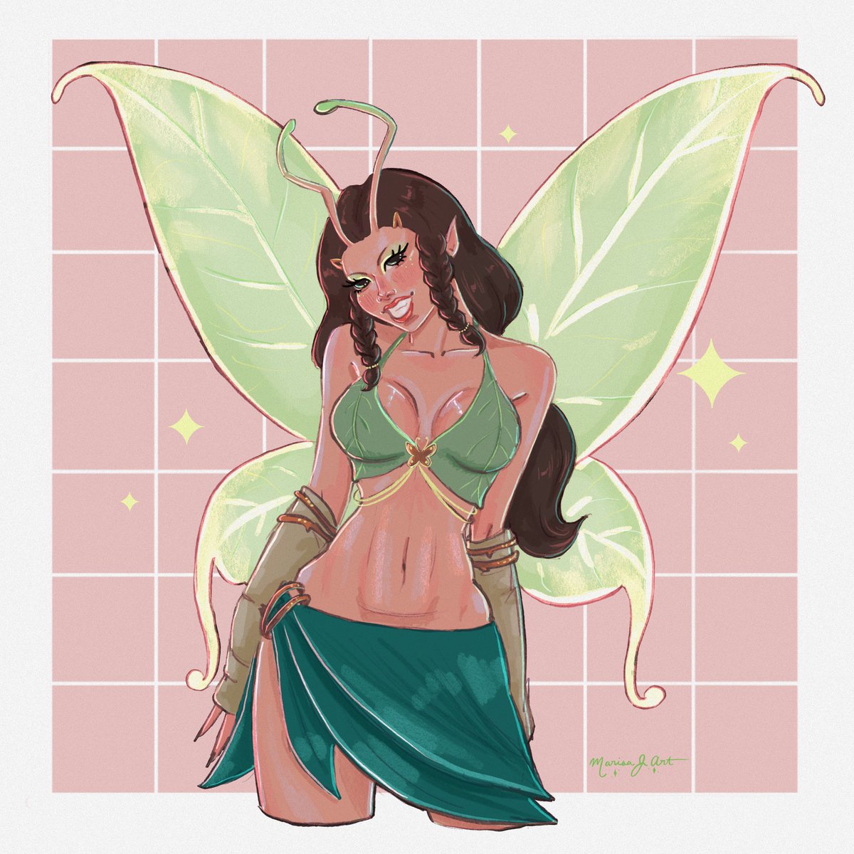 Mantis if she was a y2k fairy💚
#Mantis #MarvelRivals #art