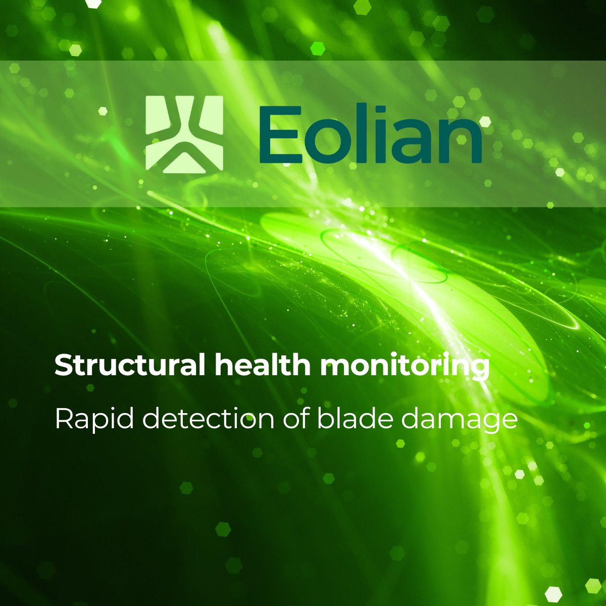 EOLIAN wind turbine #blades will feature a structural health monitoring #SHM technology to enable early detection of damage and fast #repair.

Find out more 👉 tinyurl.com/4yxexsuk

#windenergy #sustainability #sensors #data #EOLIAN