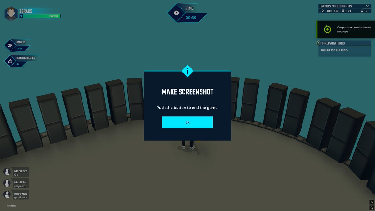 Zoraks_S's tweet photo. Today, I pushed my boulder up the hill… and, of course, it rolled back down. 💀 But check out my score! Think you can beat me? 😏 #SandsOfSisyphus
@LongStShortBro @TheSandboxGame @TSBCreators @borgetsebastien  #Sandbox #BuilderChallenge3 #RollingBoulders #RealOnesPlay https://t.co/3KCfimyifL