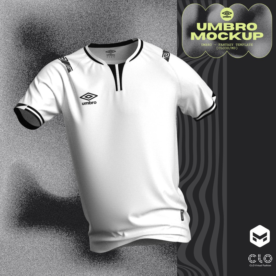 Molde/Template Umbro - Fantasy Template 
[CLO3D &amp; Marvelous file]

¡Se agradece difusión! ✨

Link (Gumroad) [USD 7]
gexxdesign.gumroad.com/l/gebnh
