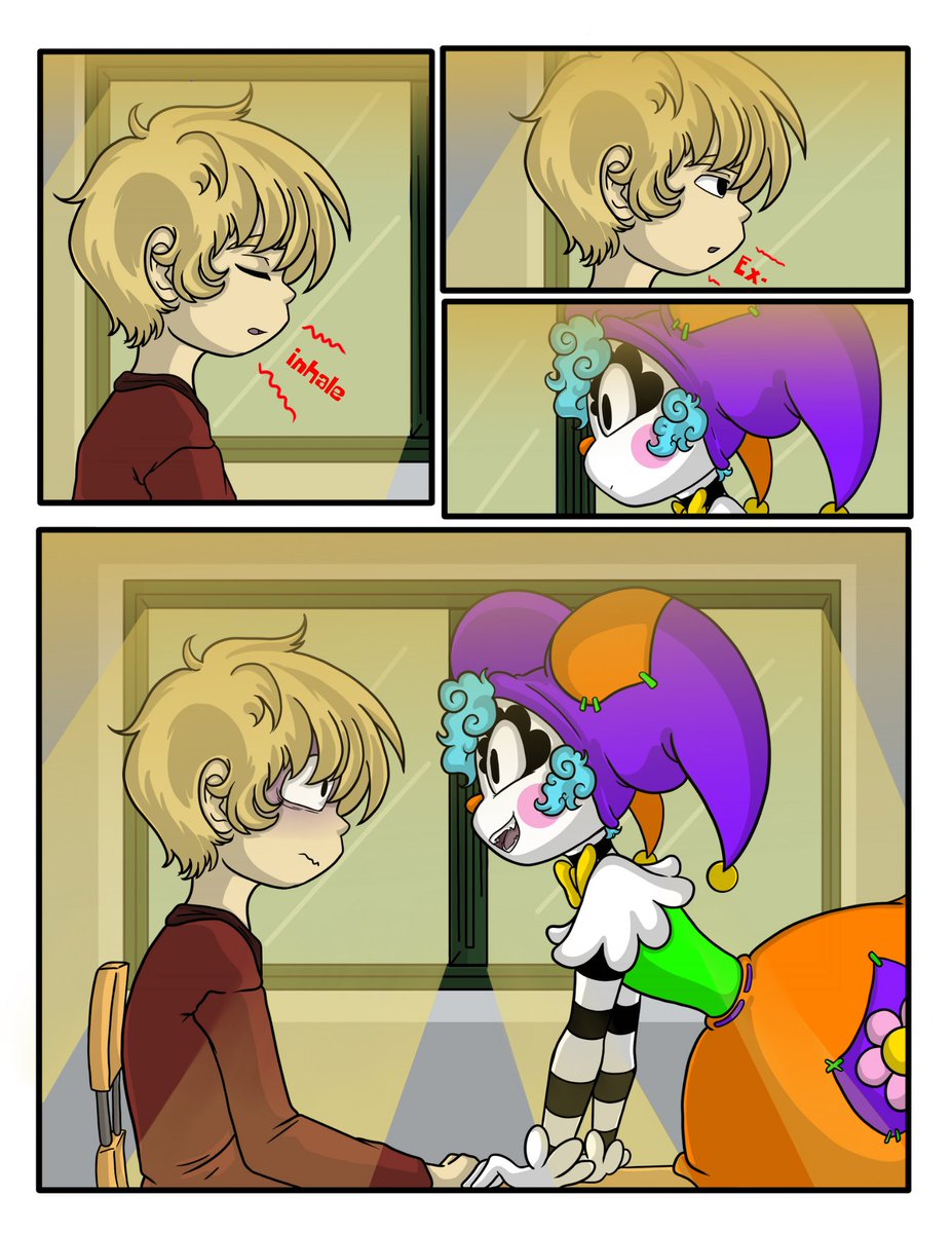 WrenIsFalling's tweet photo. Caring for Your Clown has a comic btw :3 you can read it on my fan discord https://t.co/H9xjEDPvB2