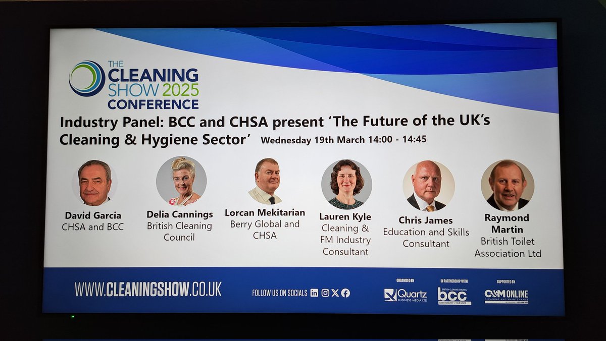 The British Cleaning Council (@britishcleaning) on Twitter photo Looking forward to seeing industy experts discuss the future of the cleaning and hygiene sector <a href="/TheCleaningShow/">The Cleaning Show</a> at 2pm today. Looking forward to seeing industy experts discuss the future of the cleaning and hygiene sector <a href="/TheCleaningShow/">The Cleaning Show</a> at 2pm today.