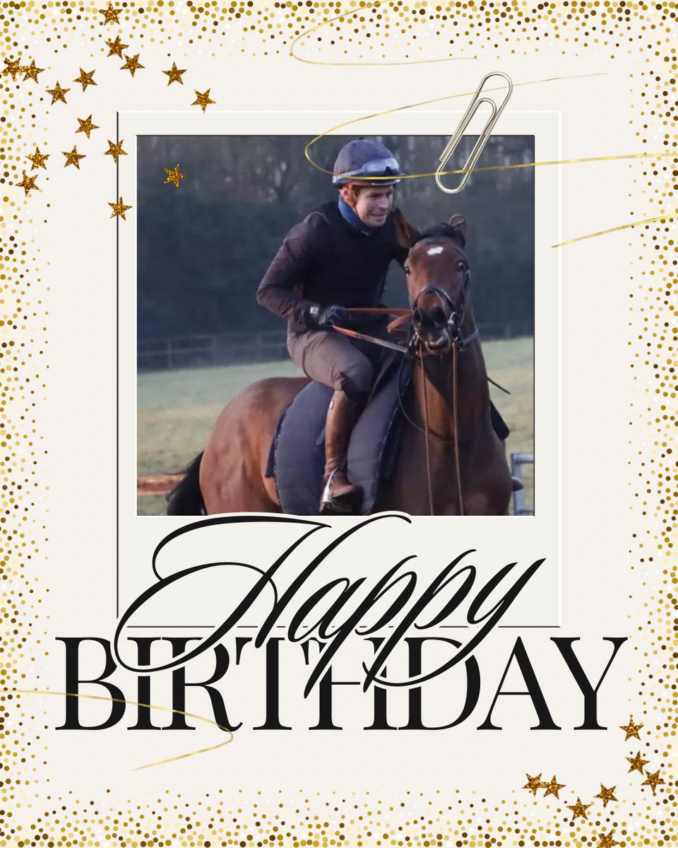UrloxheyStables's tweet photo. 🎂 HAPPY BIRTHDAY @jamieinsole 🥂

😉 Pretty sure Dividend is happy you’ve hung up your boots 

#happybirthday #dividend #yearling #piolet https://t.co/R09MERrjbw