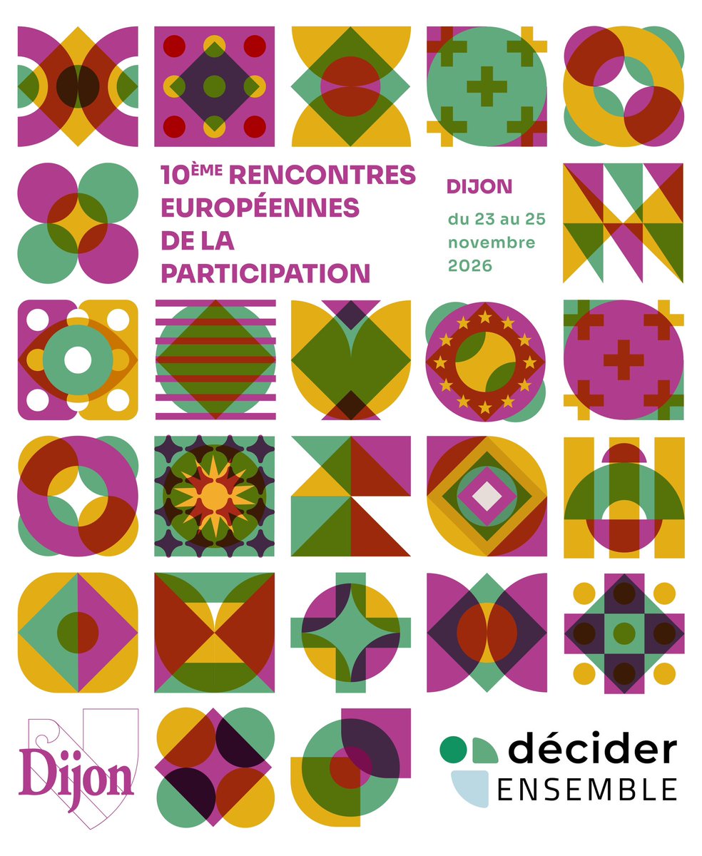 👏 Clap de fin ! Merci à toutes et tous pour ces 9ème Rencontres Européennes de la Participation riches en échanges ! ✨ Rendez-vous en 2026 à Dijon pour la 10ème édition des #REP2025 🎉