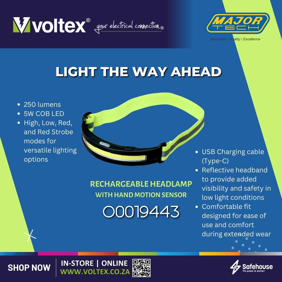 voltexsa's tweet image. Hands-Free. Bright. Built to Last. 🔦

Stay sharp in any space with the Major Tech Headlamp—durable, comfortable &amp;amp; long-lasting!

🛒 Get yours: Shop now - voltex.co.za/?s=major+tech+…

#MajorTech #WorkBright #SmartLighting #PowerUp #Voltex_SA #YourElectricalConnection