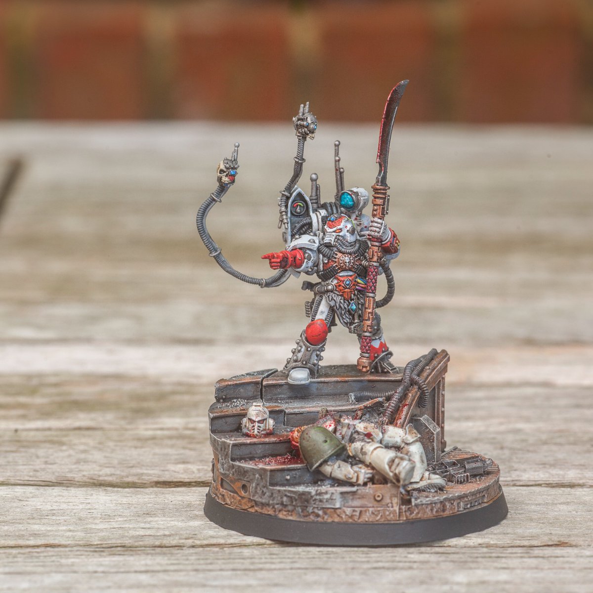 _MikeyN's tweet photo. @warhammer Overseer of the Ordu of the Iron moon, Chen Zhu, defender of the Lion's gate space port. https://t.co/FfbbiOTmLF