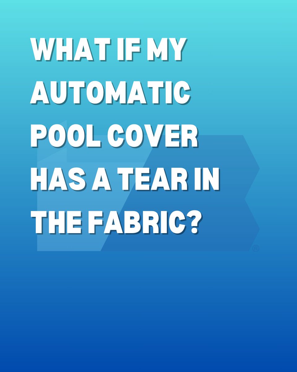 If your cover is operating properly and the hole or tear in the fabric is less than 4 inches, we should be able to repair it for you. 

Reach out through the link in our bio and we will gladly come out and give you a FREE assessment! 

#automaticpoolcovers #penncovers #poolsafety