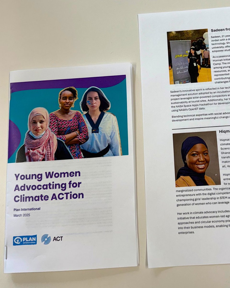 ACTGroupGlobal's tweet image. On Thursday, we had the honor of welcoming Hiqmat from Ghana and Sadeen from Jordan for an inspiring conversation.
Their passion and leadership reinforced why amplifying diverse voices in climate discussions is so important.
#CSW68 #ClimateAction #ACTonit #WomenEmpowerment