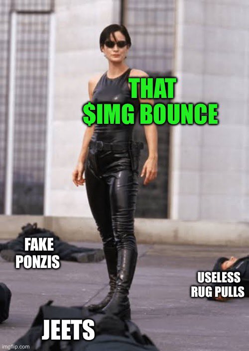 <a href="/cryptolyxe/">lyxe</a> Other memes are going down! 

$IMG holding strong and looking for a jump anytime soon!

<a href="/IMGrewards/">Infinite Money Glitch - Solana Rewards Token</a>