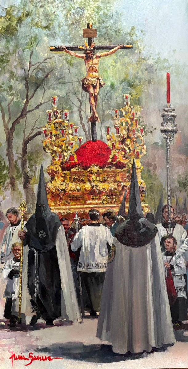 "SUENA CRISTO DE LA SED"
Ésta entre otras obras en mi última exposición “SUENA SEVILLA COFRADIERA ” de la mano del <a href="/HotelColonGM/">Hotel Colón, a Gran Meliá Hotel</a> 

<a href="/hermandadsed/">Hermandad de Nervión</a> 

#exposición #nuriabarrera #sevillacofradiera #artesacro #sevillahoy #cuaresma #SEDdeNervión #CuaresmaenNervión
