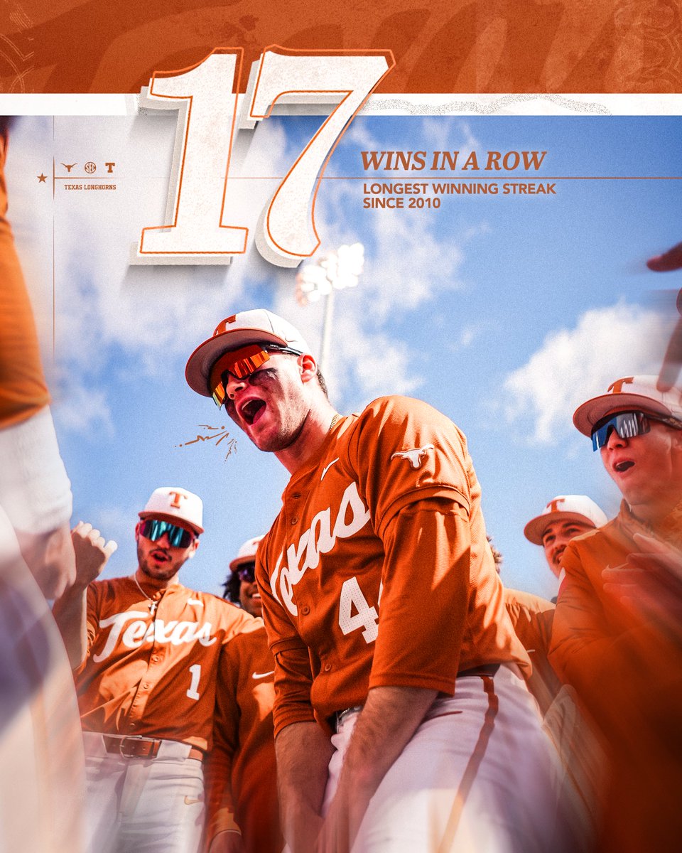 TexasBaseball's tweet image. what a run it was, y'all 🤘 

time to start a new streak

#HookEm