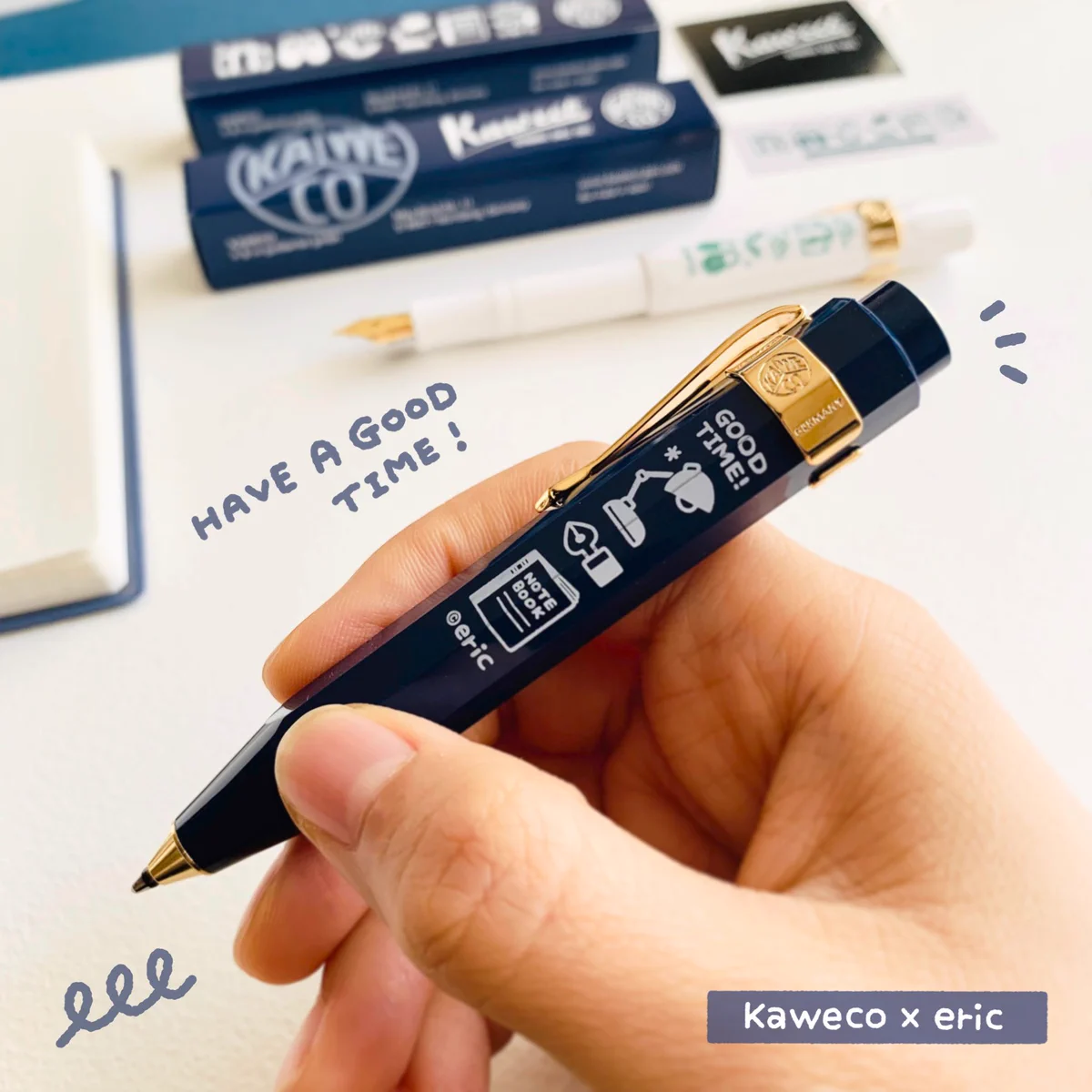 ボールペン Kaweco×eric コラボレーション クラシック ネイビー eric on X: 