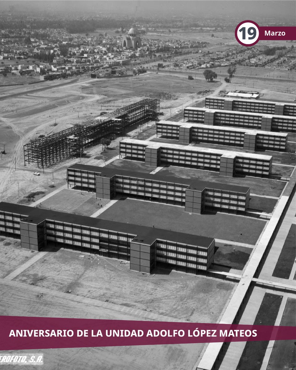 Hace 66 años, el #IPN dio un paso trascendental en su historia con la inauguración de los primeros edificios académicos de la Unidad Profesional "Adolfo López Mateos", en Zacatenco, semillero de profesionistas de la más alta calidad comprometidos con el desarrollo de México. 🏢🌟