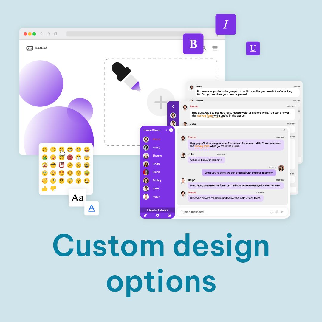 RumbleTalk's tweet image. The admin panel offers a wide range of features to enhance your chat experience. Learn about the powerful tools available in the chat room: rumbletalk.com/features/ 

#chatfeatures #adminpanel #onlinechat #groupchat