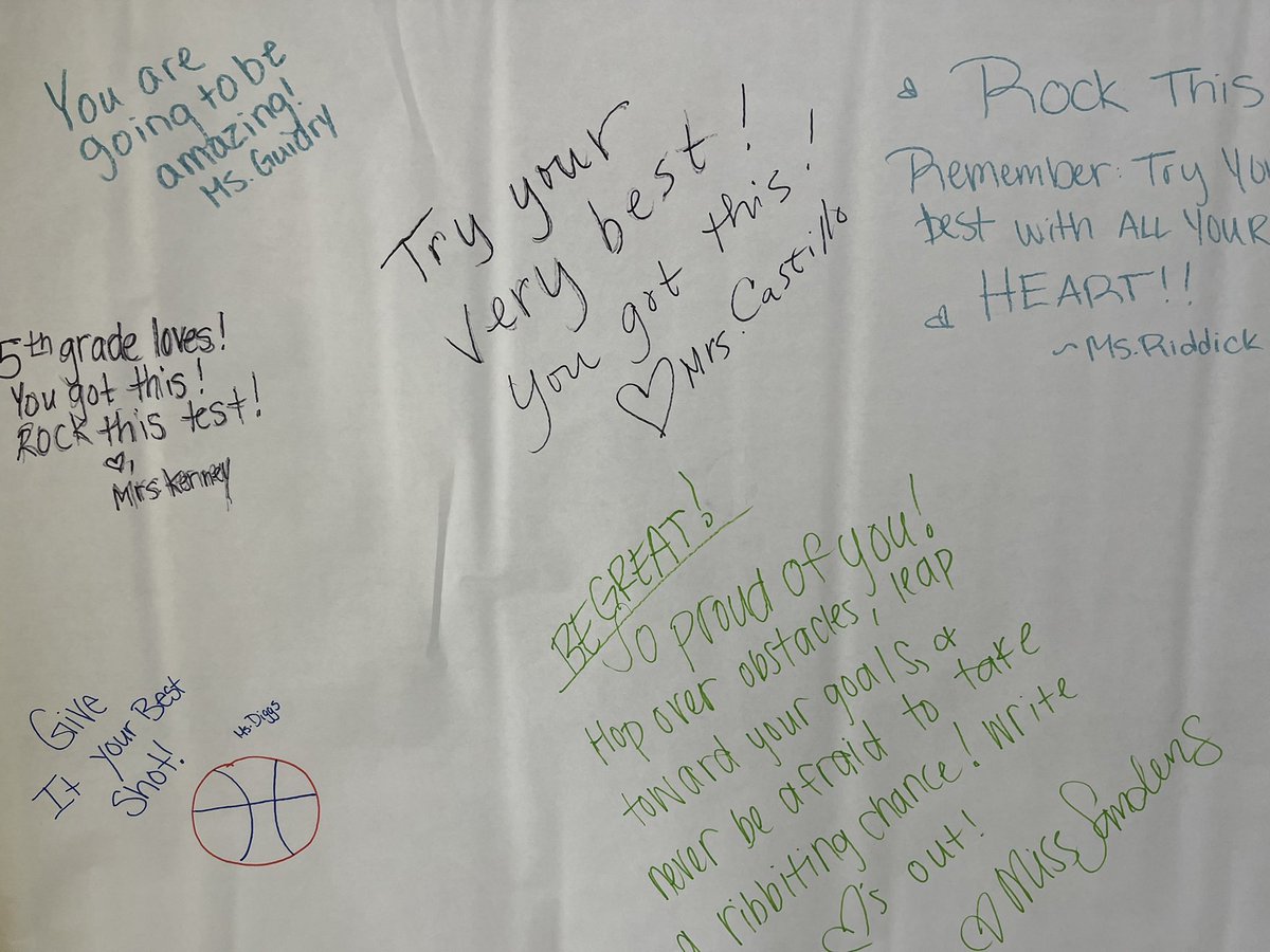WoodchuckWorld (@woodchuckworld) on Twitter photo Part of preparation for our IRW test is making sure that students know we care!  Staff members wrote on a WALL OF ENCOURAGEMENT to inspire confidence in our 5th grade testers. Part of preparation for our IRW test is making sure that students know we care!  Staff members wrote on a WALL OF ENCOURAGEMENT to inspire confidence in our 5th grade testers.