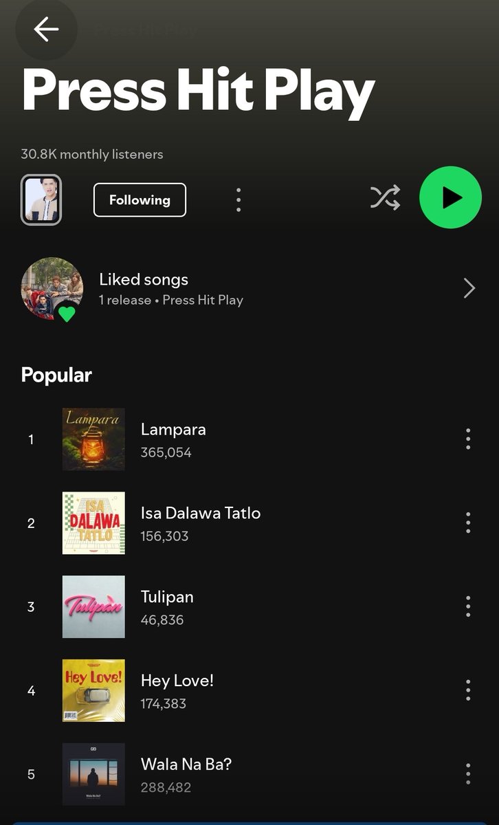 wala mang maraming pera ang Press Hit Play para i-promote ang songs nila, we can't deny the fact na marami silang magagandang songs! Manifesting that their next release will blow the whole country away.

#Press_Hit_Play #PHP <a href="/PressHitPlay/">Press Hit Play Official</a>