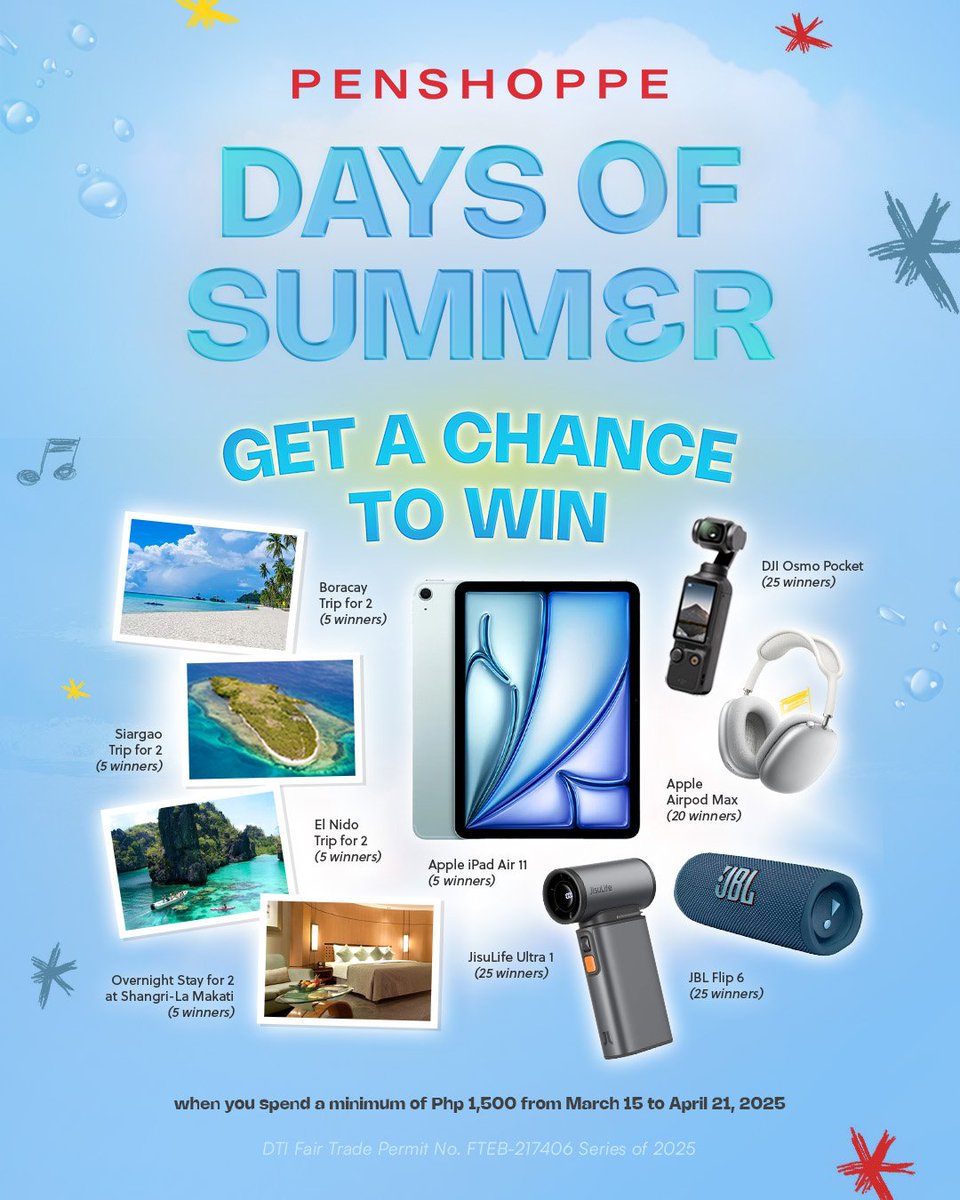 XeroxIFG's tweet photo. Hi Blooms, sumabak kayo sa pa promo ni tita @PENSHOPPE
checkout replies for BINI fits to buy and Details about the promo
#BINIxPENSHOPPE #DaysofSummer #BrighterDaysAhead https://t.co/cBvawKPqSF