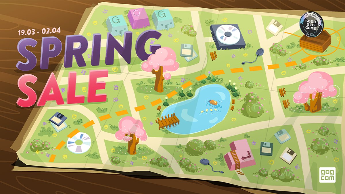 GOGcom's tweet photo. Over 7500 discounts up to 95% off—our Spring Sale awaits! 🌷
👉 https://t.co/kwgvuk3OLp
Timeless classics, indie gems, or modern hits—you’ll find them all at great prices and DRM-free. Stock up on games and keep them forever 💿 https://t.co/6B4fCIqzQo