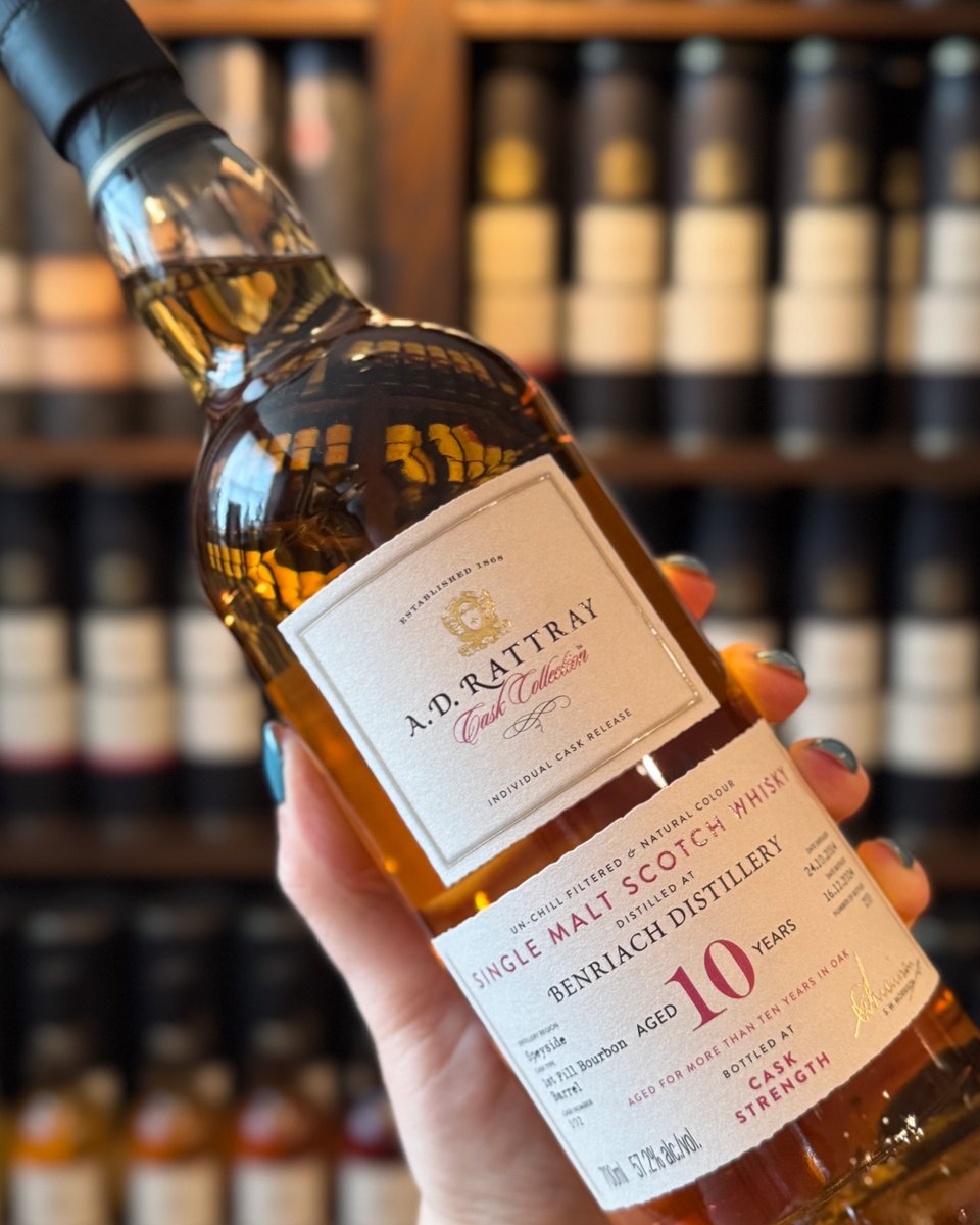 Benriach 2014. 1st Fill Bourbon Barrel.

Raspberry makes an unexpected appearance in the aroma of this Benriach, fully matured in a 1st fill bourbon barrel. Rich, evocative and redolent of a vibrant summer carnival. bit.ly/420QjHG 

#adrattraywhisky #caskcollection