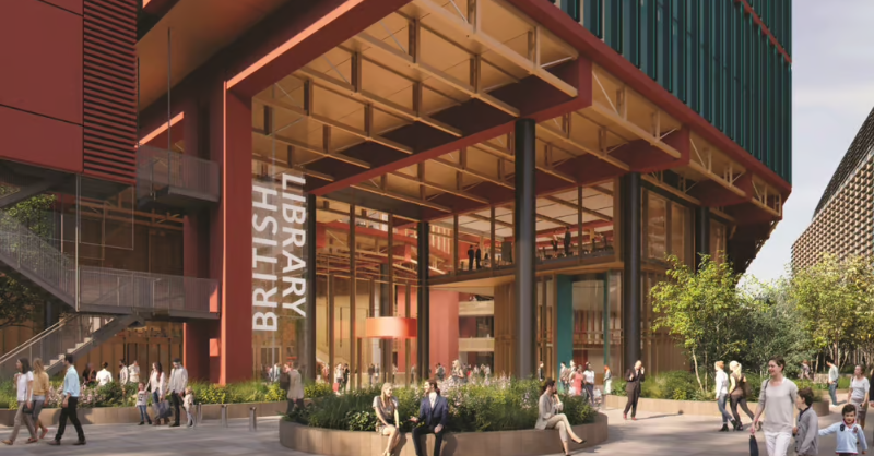 MayorofLondon's tweet photo. Fantastic news for London—this £1.1B investment into the British Library extension will boost our reputation as a global leader in innovative research and culture. 

It’ll also drive job growth, contribute to affordable housing and support the regeneration of the area.