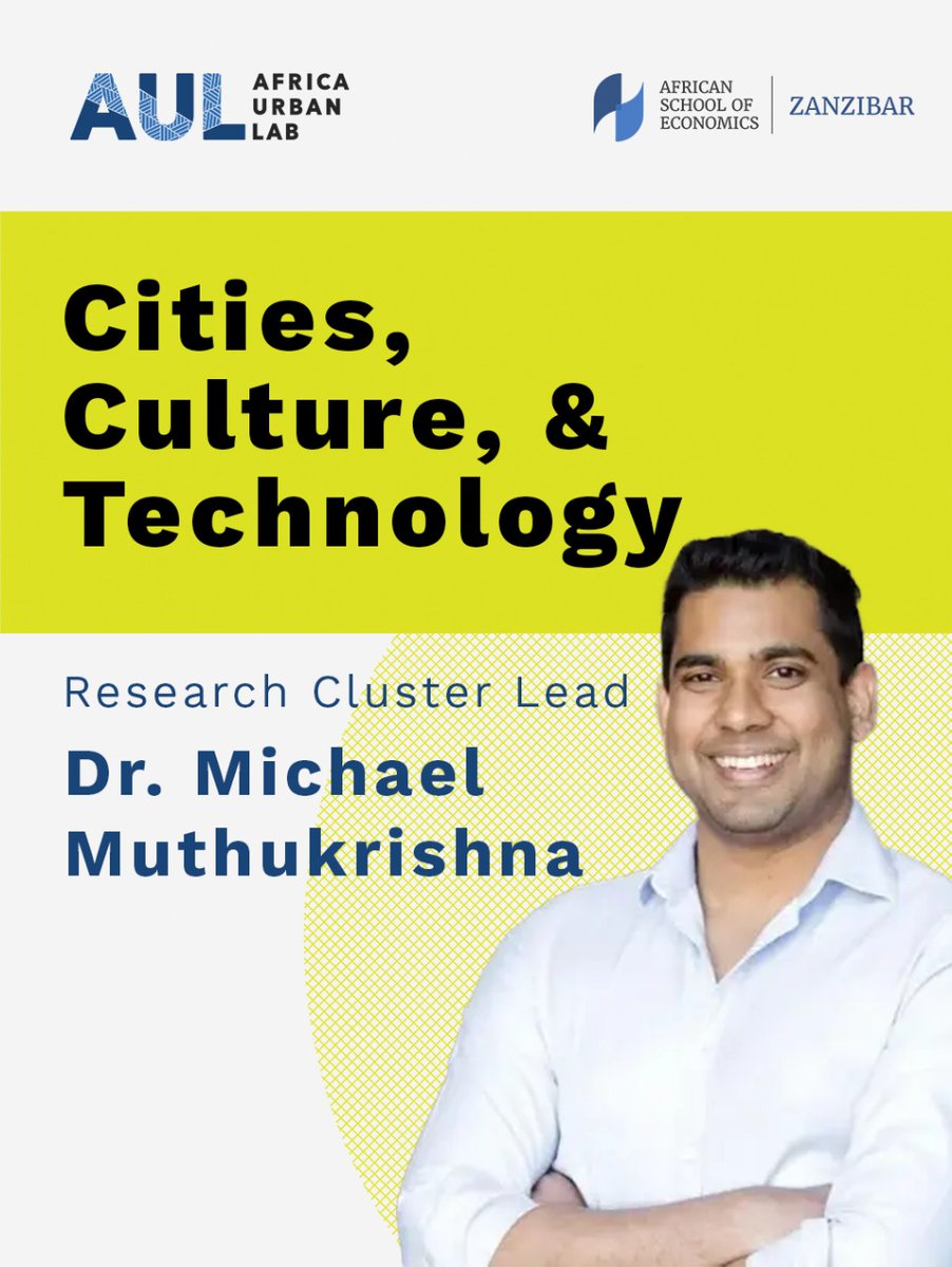 AfricaUrbanLab's tweet photo. 🎉 We're proud to welcome @mmuthukrishna as Research Lead for our Cities, Culture, &amp; Technology cluster!

CCT explores how culture influences the social processes that drive innovation in cities, shaping how new ideas, products, and practices are generated and spread. 

More👇 https://t.co/COmXJGP4BL