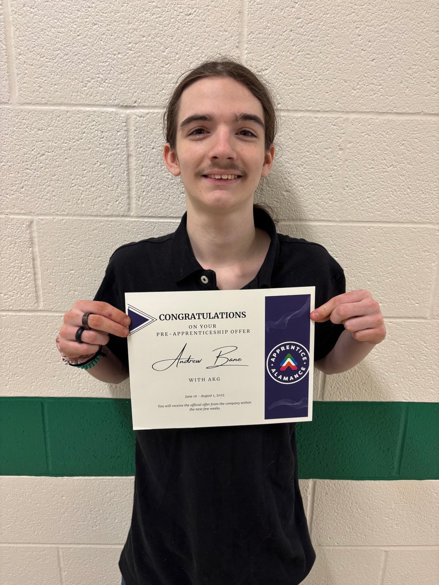 Apprentice Alamance tweet media