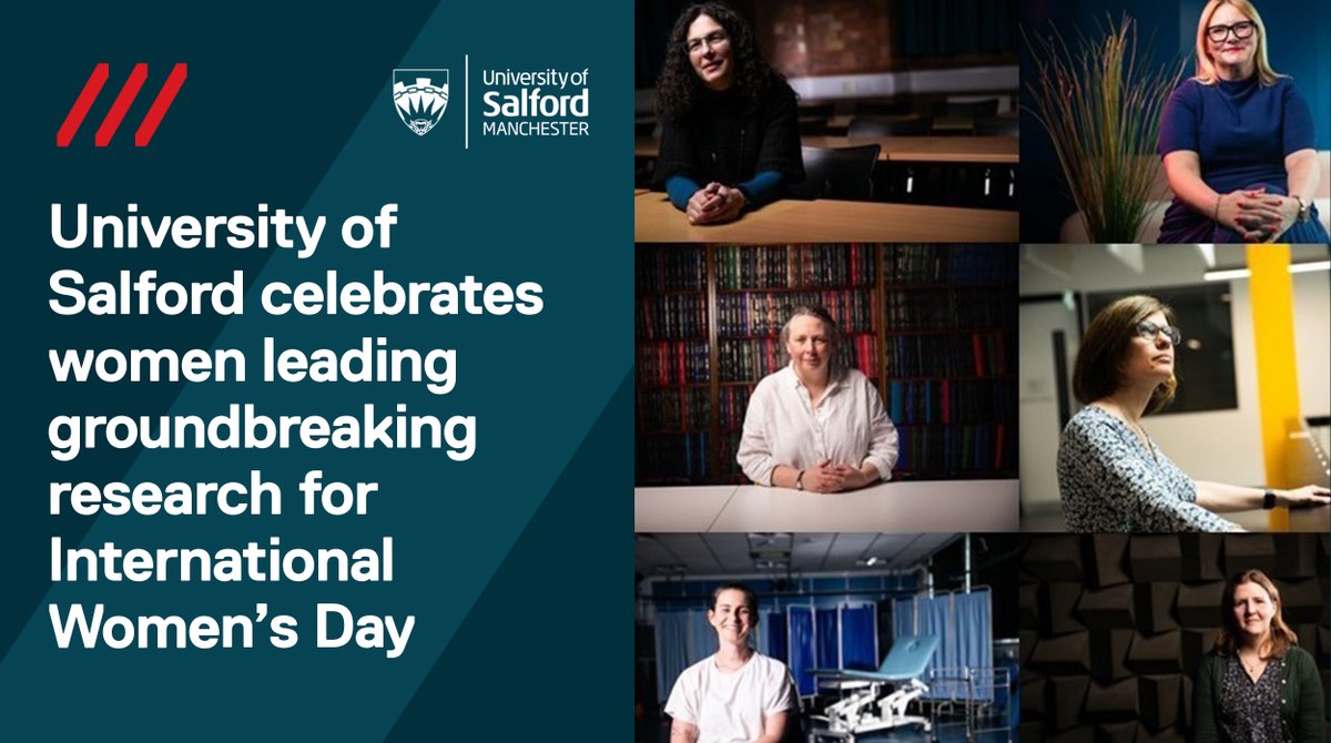 University of Salford Celebrates Women Leading Groundbreaking Research for International Women’s Day 🚺🎉
 
Read more here - ow.ly/BZpr50Vifpy
 
#salforduni