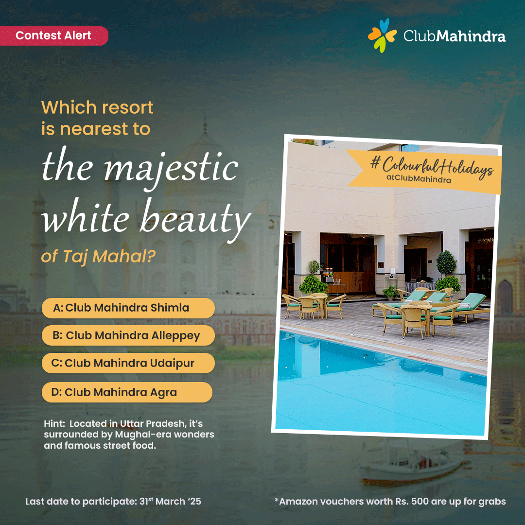 clubmahindra's tweet photo. #ContestAlert 2 of 14 

Participate in all #ColourfulHolidaysatClubMahindra 

STEPS

1) Commenting using #ColourfulHolidaysatClubMahindra &amp; tagging 4 friends &amp; @clubmahindra is mandatory.

2) Participate in all 14 contest posts. Winners get Amazon vouchers worth INR 500 each https://t.co/52gafuLbIB