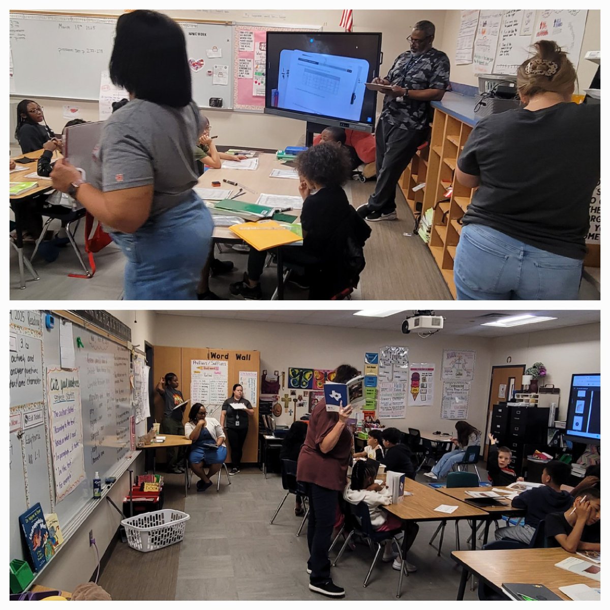PLC in action with content walks.  5th grade teachers had the opportunity to visit 3rd grade classrooms to witness the great tier 1 instruction happening across campus <a href="/HirschHawk/">Hirsch Elementary</a> <a href="/latpat1908/">LaToya Patterson</a> <a href="/HilarionMartin1/">Hilarion Martinez</a> @SpringISD_Super #weleadtx