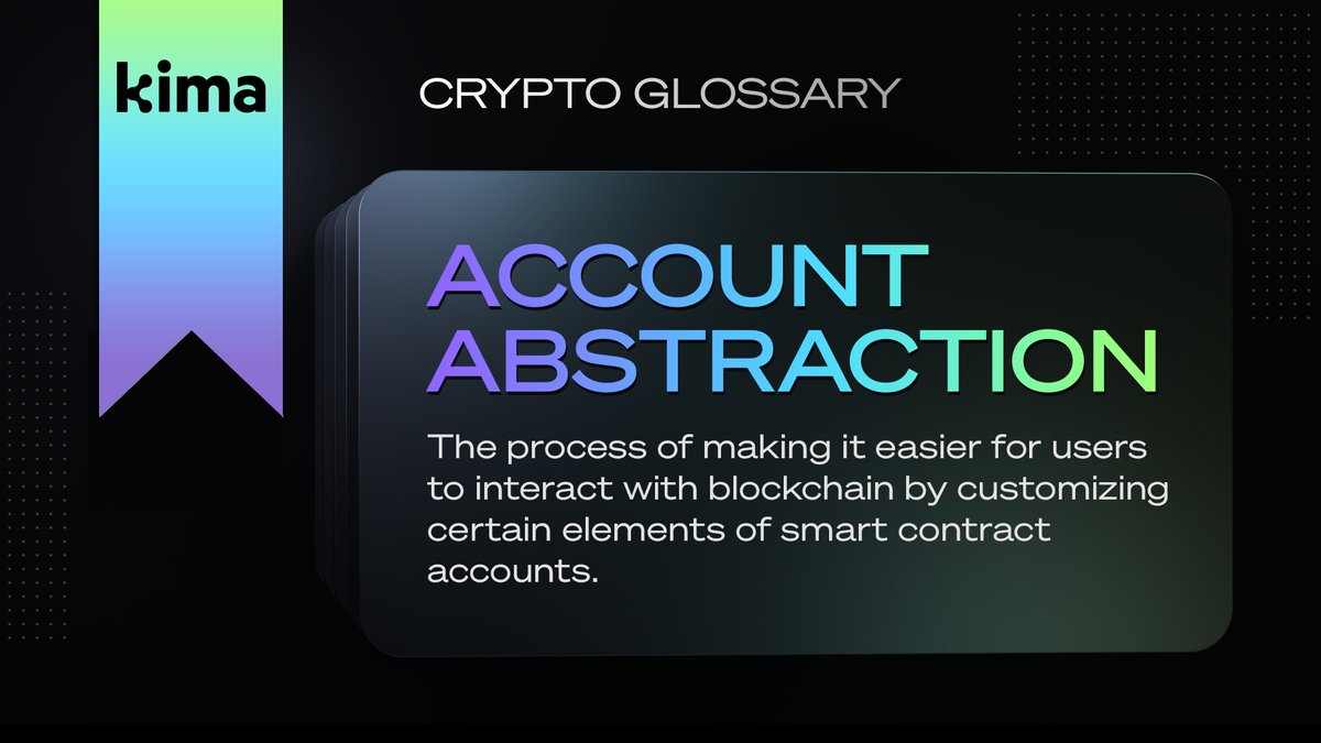 Traditional wallets rely on private keys &amp; manual transactions—but Account Abstraction (AA) makes wallets smarter &amp; more flexible by turning them into smart contracts! 🚀

✅ Gasless transactions
✅ Custom security rules &amp; multi-sig approvals
✅ Social recovery &amp; better UX

👀