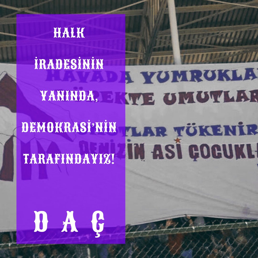 denizinasileri's tweet photo. Halk iradesinin yanında, Demokrasi’nin tarafındayız! https://t.co/0pEaGTAH04