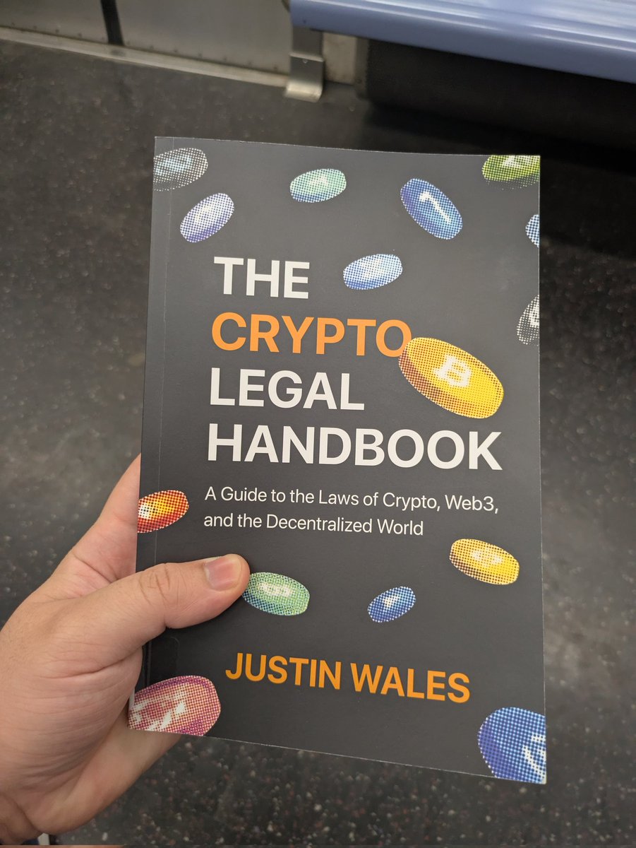 Cheguy (@cheguycounsel) on Twitter photo Convinced my Law School's library to purchase a copy of <a href="/bitcoin_wales/">justin wales</a> The Crypto Legal Handbook. I've known I had to read this book since listening to his interview on <a href="/BAndOShow/">Block & Order</a>, a podcast hosted by 2 great NY lawyers in this industry. Convinced my Law School's library to purchase a copy of <a href="/bitcoin_wales/">justin wales</a> The Crypto Legal Handbook. I've known I had to read this book since listening to his interview on <a href="/BAndOShow/">Block & Order</a>, a podcast hosted by 2 great NY lawyers in this industry.