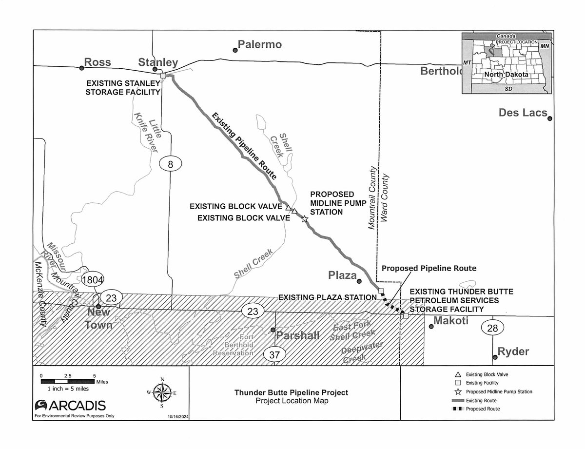 <a href="/NDPSC/">ND PSC</a> will hold a public hearing on April 2nd at the American Legion Post in Parshall, ND, regarding an application for a proposed crude oil pipeline project: tinyurl.com/446uazd3