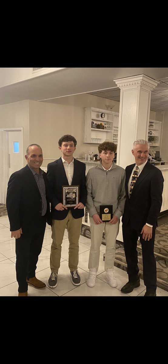 Congratulations to two of the very best! 
<a href="/joecrupi_/">Joe Crupi</a> All-Section and <a href="/mattmccoy_/">Matt McCoy</a>  All-Conference 
Special thank you to <a href="/DanPesco/">Dan Pesco</a> appreciate you kid!
