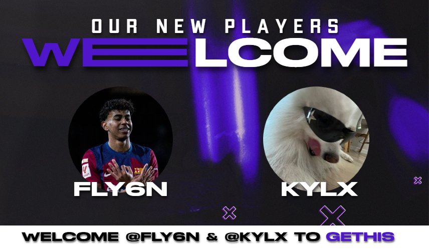 Let's welcome new players to the Team Gethis Family🤩
Welcome <a href="/Kylxz8/">Kylx</a> &amp; <a href="/fly6n/">fly6n</a> 👏
#GethisOnTop