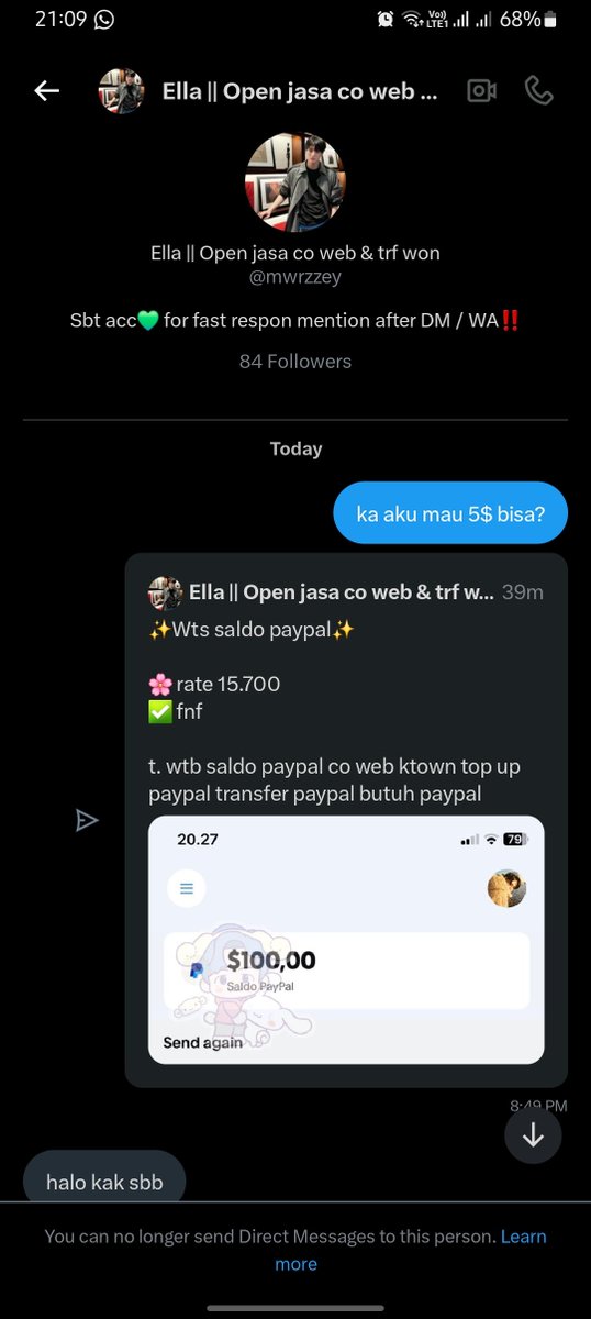 lah anjir scam wkwkwk hati2 guys #zonauang