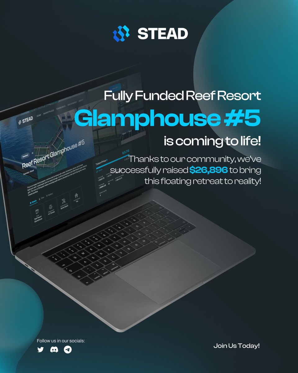 🌊 GlampHouse #5 is Fully Funded! 🎉🏡

With $26,896 successfully raised, another floating retreat is coming to life! 🚀

A step closer to revolutionizing ocean living—sustainable, luxurious, and community-powered.

Don’t miss out on the next one! Join us and help fund more